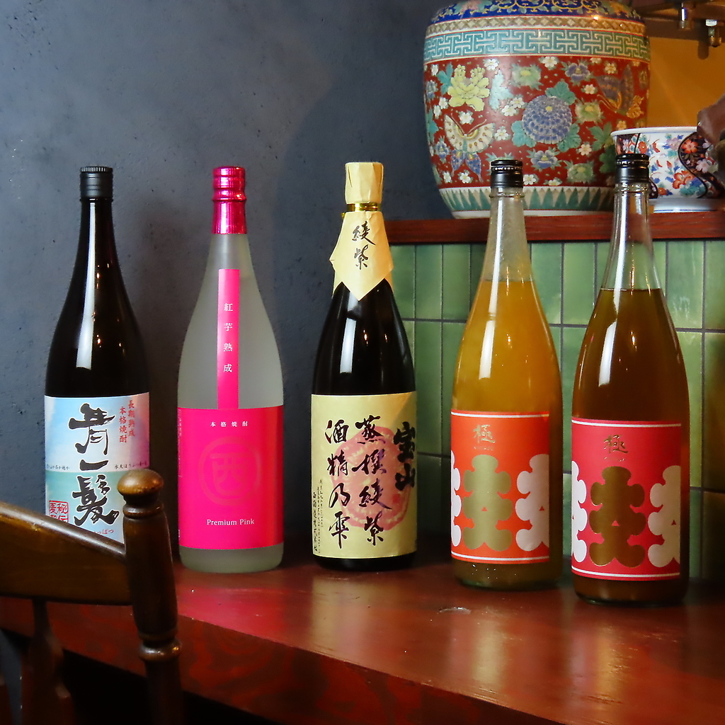 焼酎や果実酒の種類も豊富です◎
