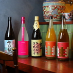 焼酎や果実酒の種類も豊富です◎