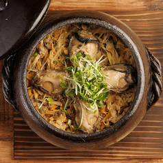 牡蠣とあさりの土鍋