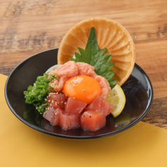 マグロ塩ユッケ