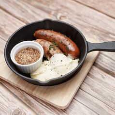 ソーセージ2種オーブン焼き