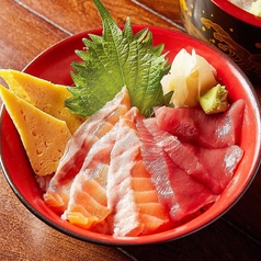 まぐろサーモン丼