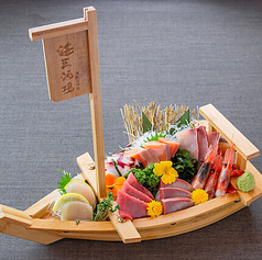 お刺身舟盛 上（七点）