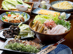 とりと うどんと 元気な酒 はっぷう 八風のコース写真