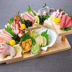 お刺身舟盛 階段盛り（九点）