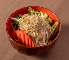 じゃこと静岡新鮮野菜