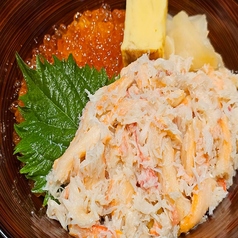 【厳選 盛合せ丼】かに・いくら丼