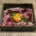 料理メニュー写真&nbsp;和牛炙りユッケ