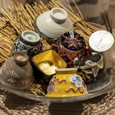 ◆お好みのおちょこで乾杯