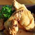 料理メニュー写真 伊達鶏の唐揚げ　自家製味噌ディップ添え