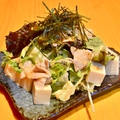 料理メニュー写真&nbsp;【2】豚しゃぶと豆腐のサラダ
