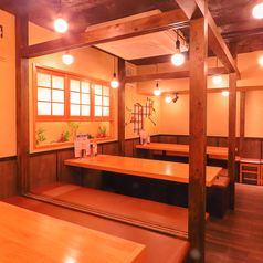 大人数での半個室利用も可能です。ご予約の際はお早めに！