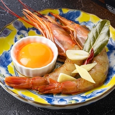 赤海老の醤油漬け