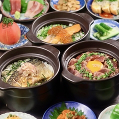 注文が入ってから炊き上げる絶品土鍋飯！！