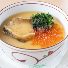 鮑といくらの茶碗蒸し