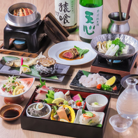 宴会に最適！海鮮もお肉も欲張りに楽しめるコースを用意