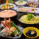 さっぱりした風味のレモン鍋かボリューム満点の明太とろろ鍋のお好きな方を選べるコースがあります◎