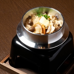 帆立焦がしバター釜めし