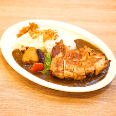 ベジタブルブラックカレー＆チキンロースト