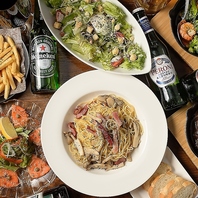 和洋中ミックスの創作料理♪豊富なドリンクが勢揃い！