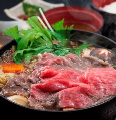 【黒毛和牛のすき焼き】上質な肉の旨味と秘伝のタレが◎