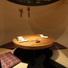 掘りごたつの個室席