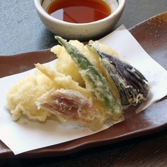 国産ハモと旬野菜天ぷら
