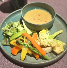 色彩り野菜のバーニャカウダー
