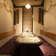 掘りごたつの個室席