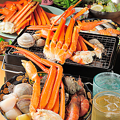 本ずわい蟹Mサイズ　紅ずわい蟹　食べ放題コース7,898円◆各種宴会にもおすすめ◎