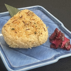 じゃこと青しその焼きおにぎり