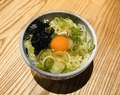 料理メニュー写真 旨ネギ卵かけごはん　Egg over rice with green onion