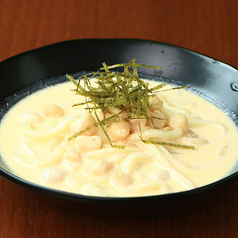 熟成明太子のクリームうどん