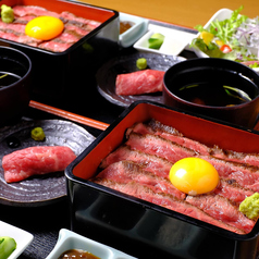 【神戸牛ステーキ重　極上赤身】　今なら神戸牛赤身寿司1貫サービス付き♪
