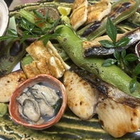 素材を活かす丁寧な焼きと和の一皿
