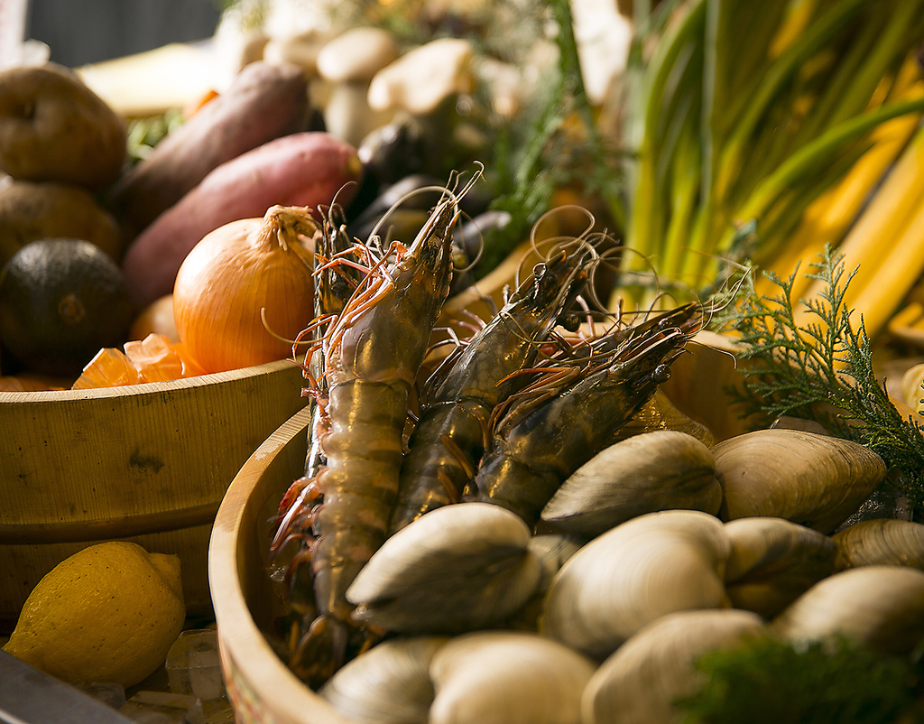 【厳選食材】毎日中央卸売市場から仕入れられた選りすぐりの食材