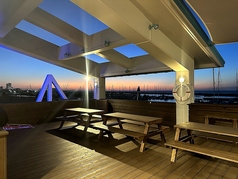 夕日を見ながら飲める