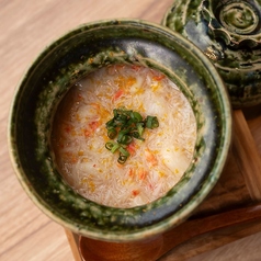 ズワイ蟹餡かけ茶碗蒸し