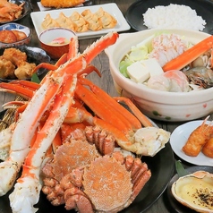 大満足のかに食べ放題!
