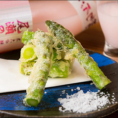 アスパラ天プラ