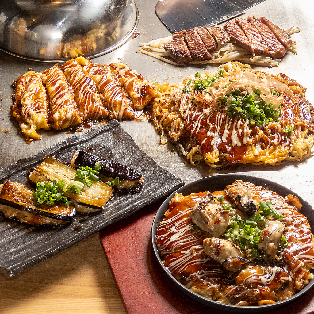 野菜・お肉の旨味がそのまま感じられる自慢の鉄板焼き◎ぜひご堪能ください！