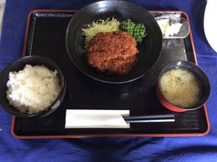 メンチカツ定食