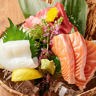 【築地海鮮】獲れたて新鮮なお刺身をご堪能！