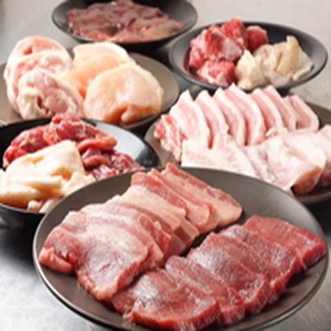 【焼肉食べ放題】牛焼肉+霧島豚食べ放題3,278円(税込)