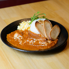 トマトチキンカレー　　【＋250円でサラダ・ドリンク付き】