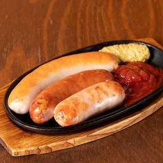 ソーセージの盛り合わせ