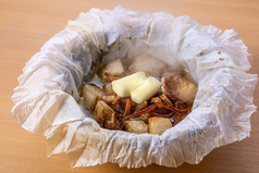 ◎山芋塩辛バターの上包焼き