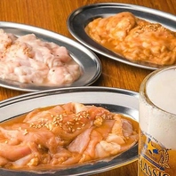 自慢の厳選肉と新鮮ホルモン