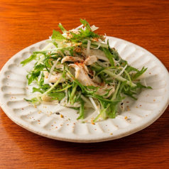 蒸し鶏と有機野菜のサラダ