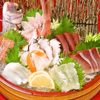 日本海の海の幸を使用したワンランク上の海鮮料理が自慢